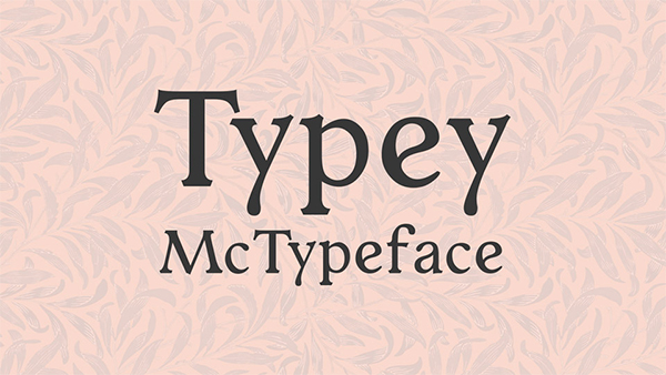 Typey McTypeface Free Font
